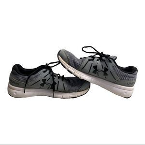 UNDER ARMOUR,Men’s Athletic Shoes, Size 7.5, gray&white, lace up,‎